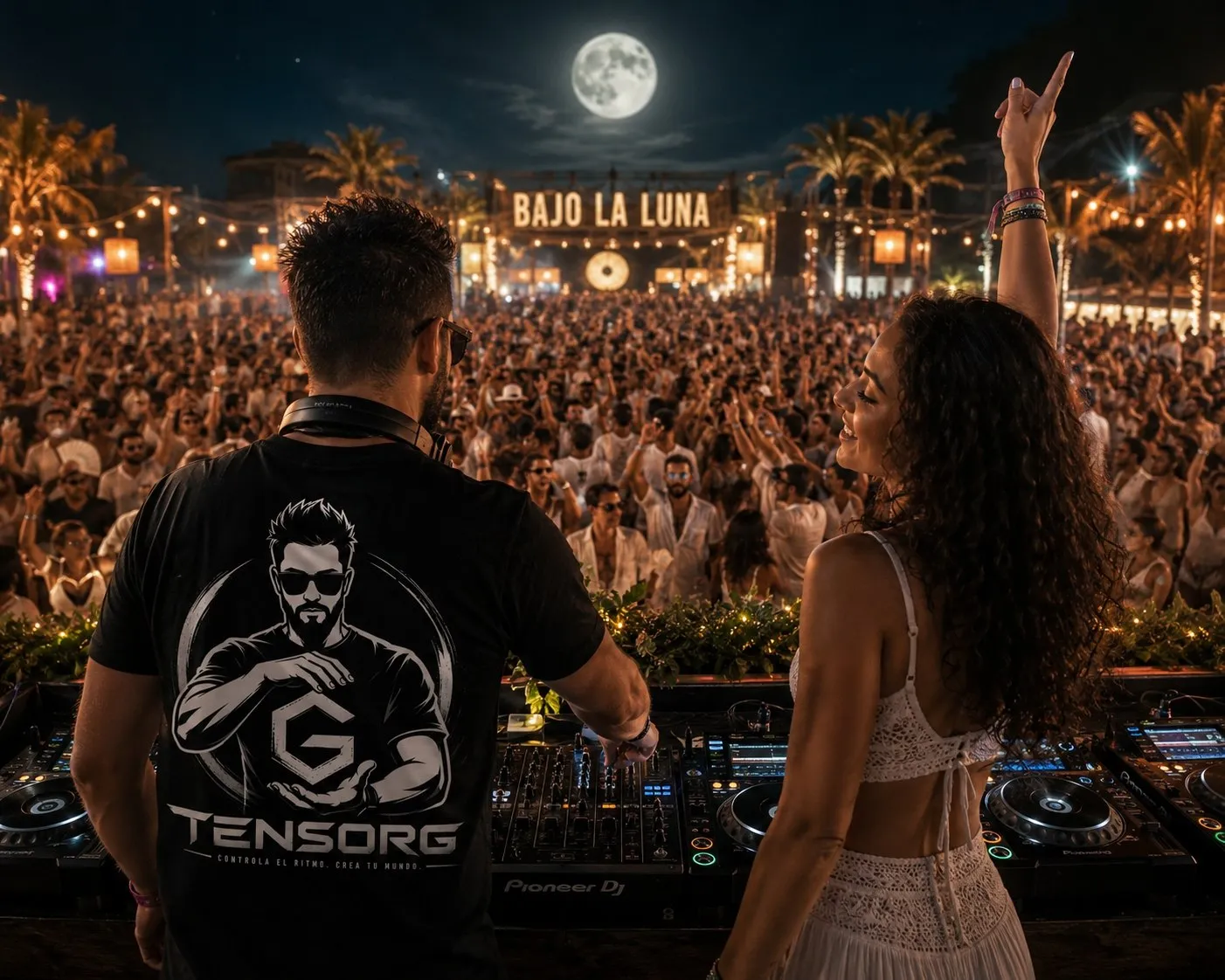 Tensor G en directo, bajo la luna